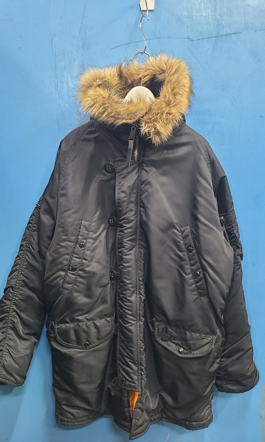 쇼트 N3B 야상파카 상품이미지3