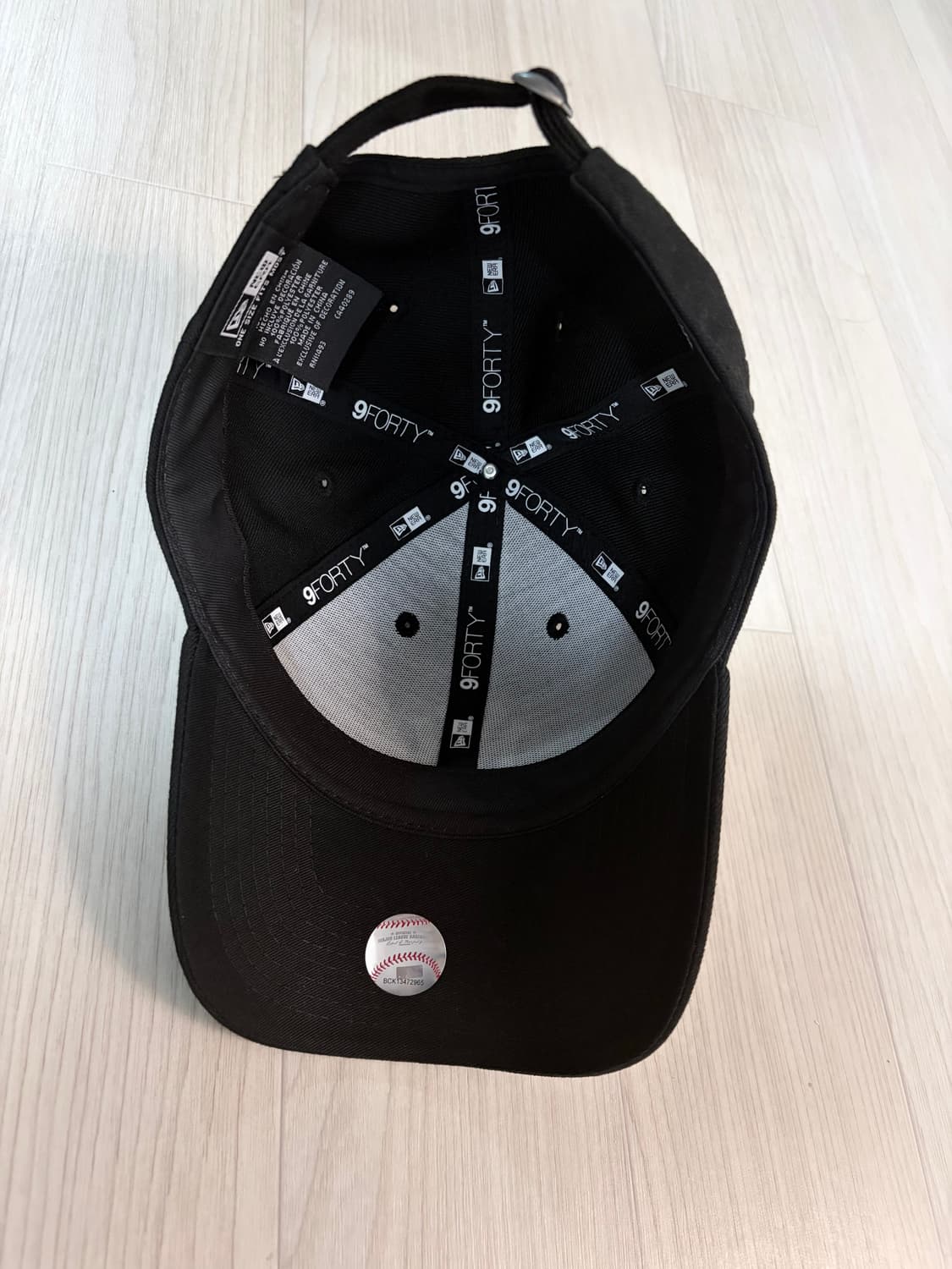 뉴에라 MLB NY 9FORTY 볼캡 블랙 상품이미지3