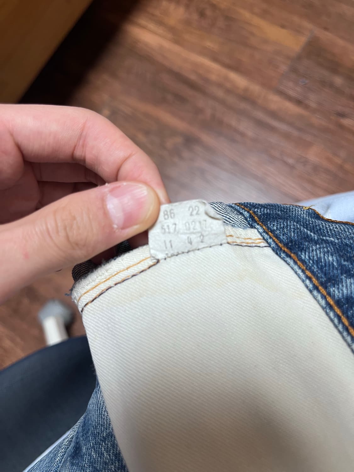 70‘s 리바이스 517 부츠컷 데님 상품이미지6