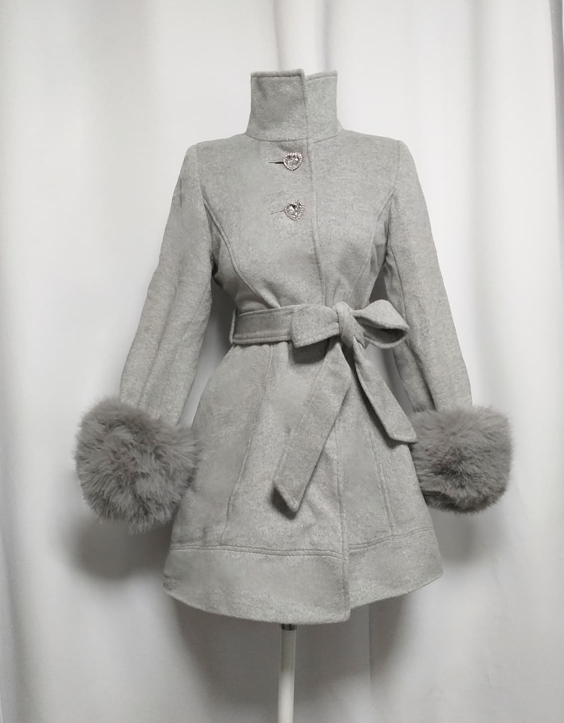 양산형지뢰계 코트 달천 대장y2k 히메로맨틱갸루 캐캐체 핀터깔 세실맥비 상품이미지1