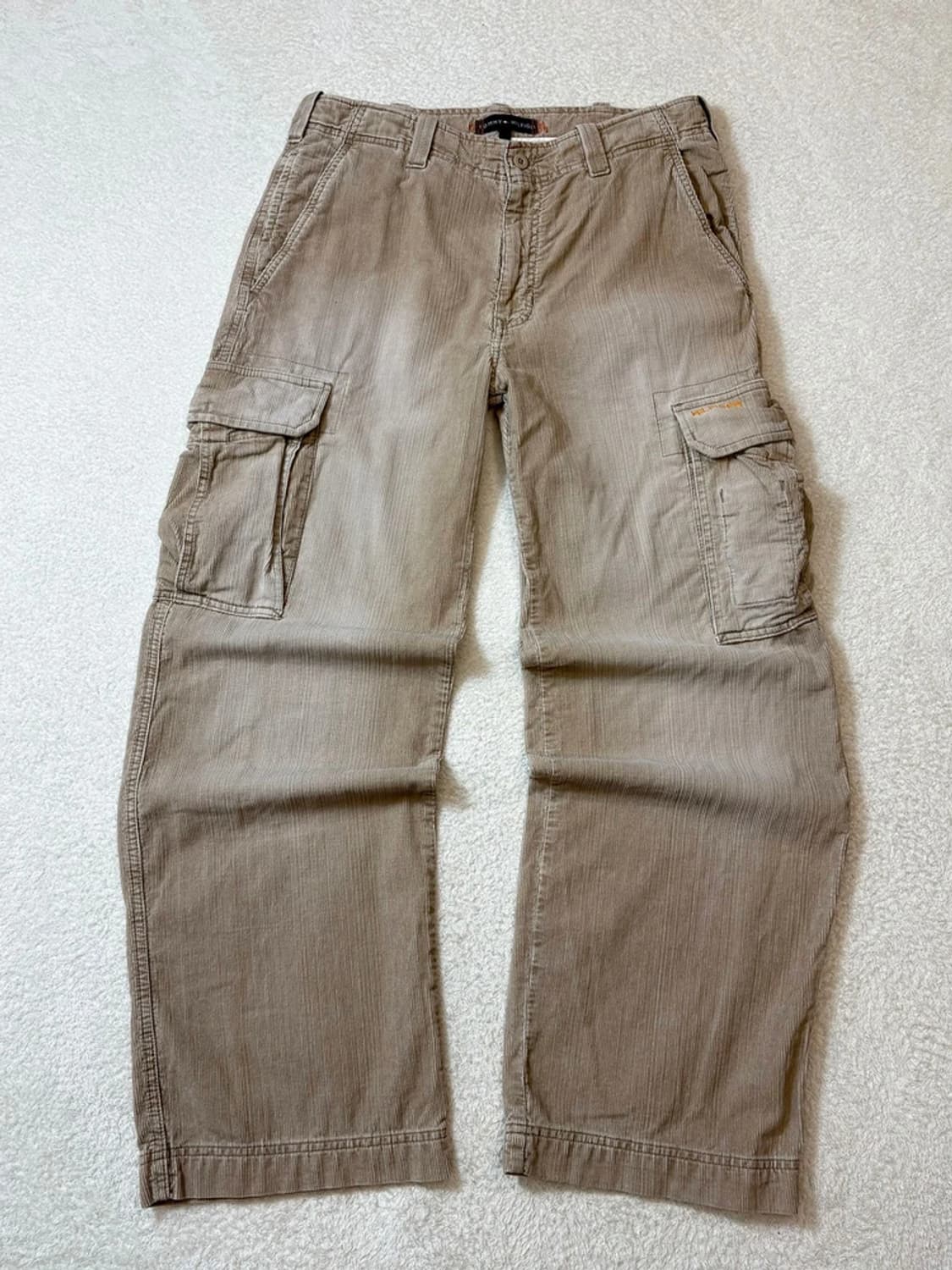 타미힐피거 00's 워시드 와이드 코듀로이 팬츠 PN6254 상품이미지1