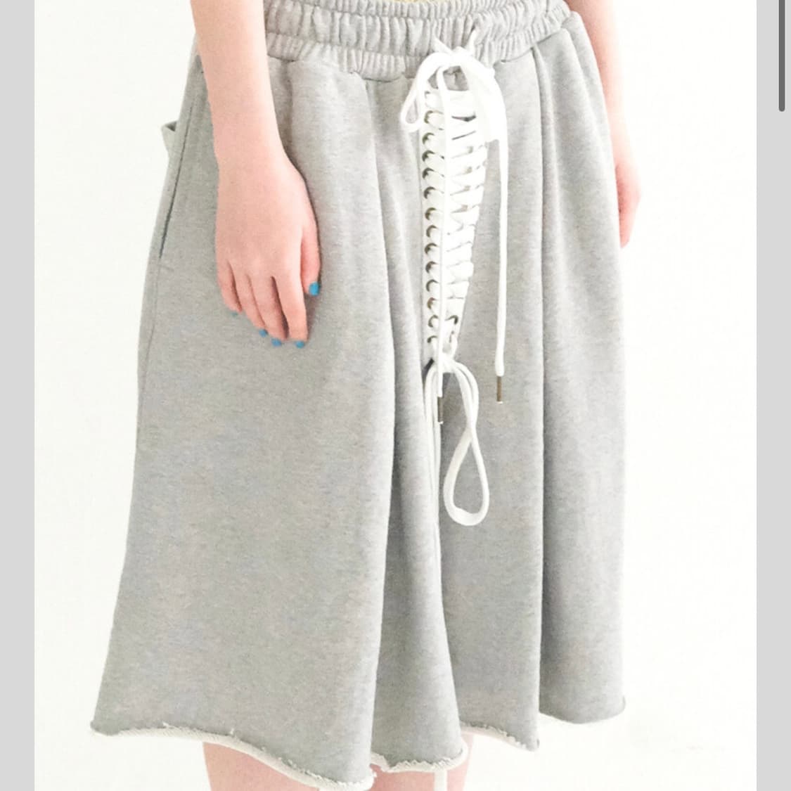 샵페어리 eyelet corset bermuda pants 상품이미지3