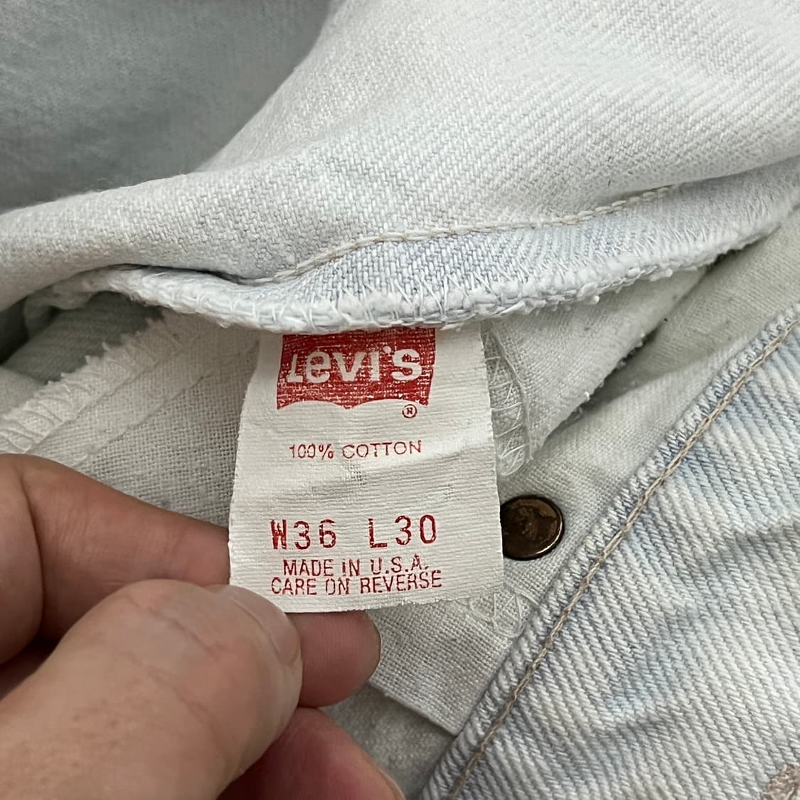 90's USA 리바이스550 오렌지탭[34] 상품이미지6