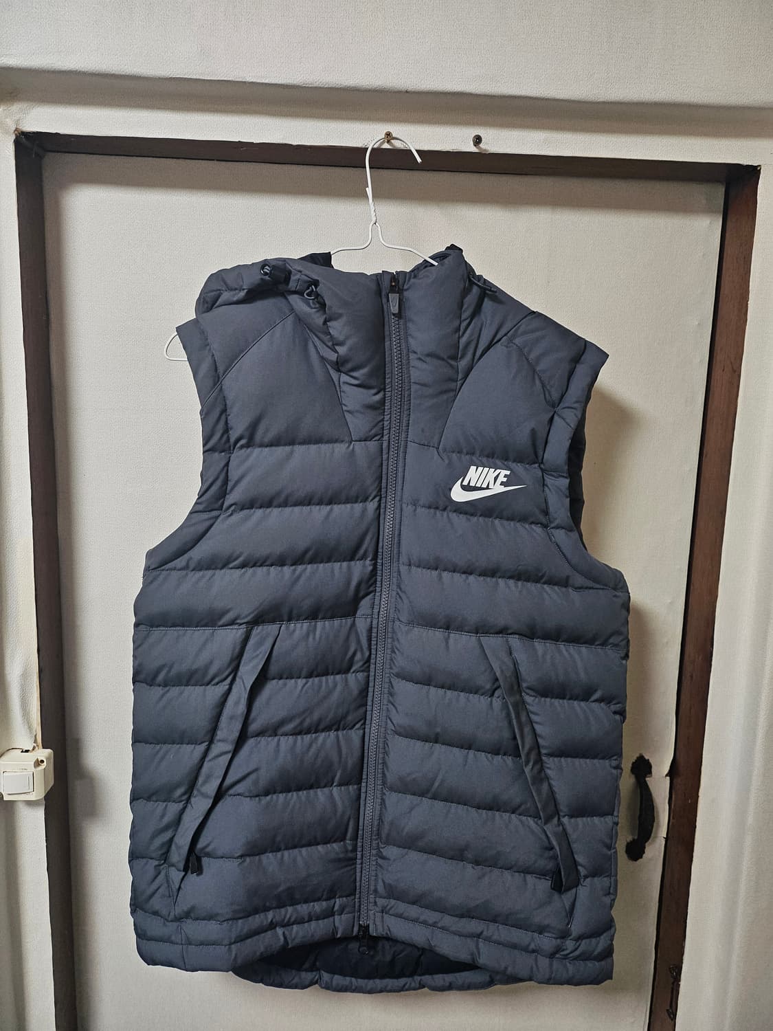 나이키 후드 패딩조끼M(100) 상품이미지1