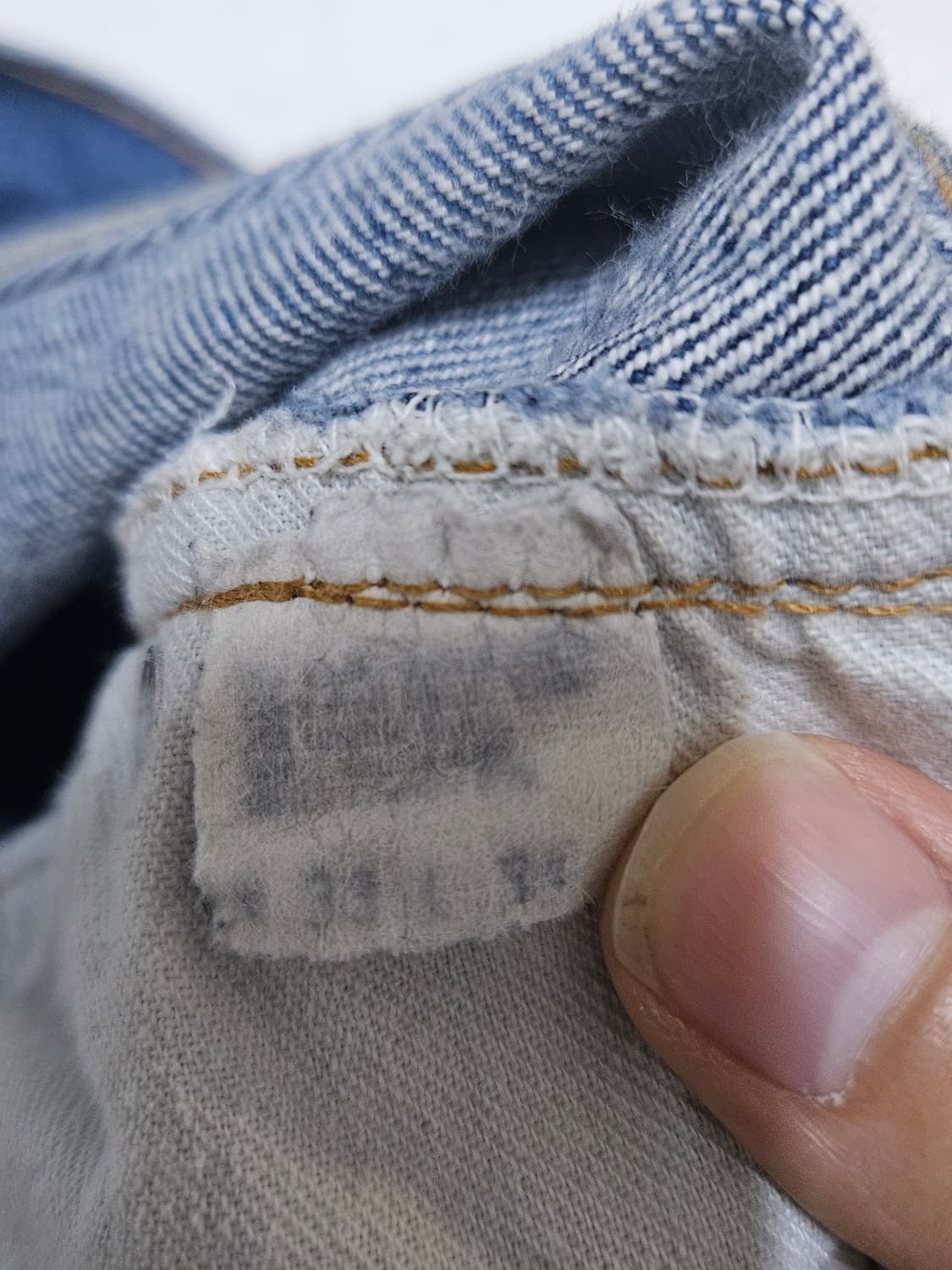 70s 리바이스 501 66전기 - 셀비지 데님 상품이미지5