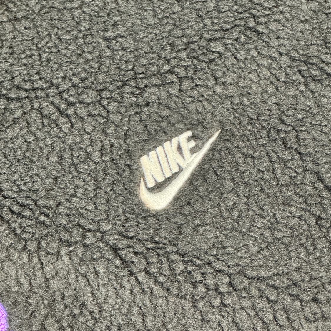 XXXL) 나이키 플리스 후리스 블랙/퍼플 반집업 아노락 상품이미지4