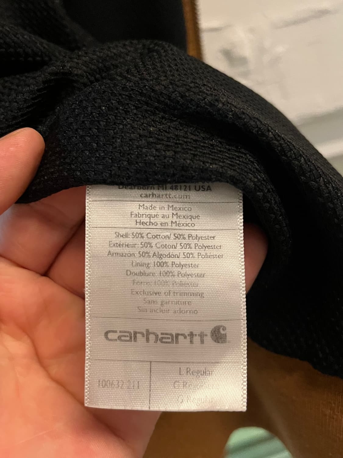 Carhartt 써멀 카멜 브라운 후드집업 L 상품이미지6