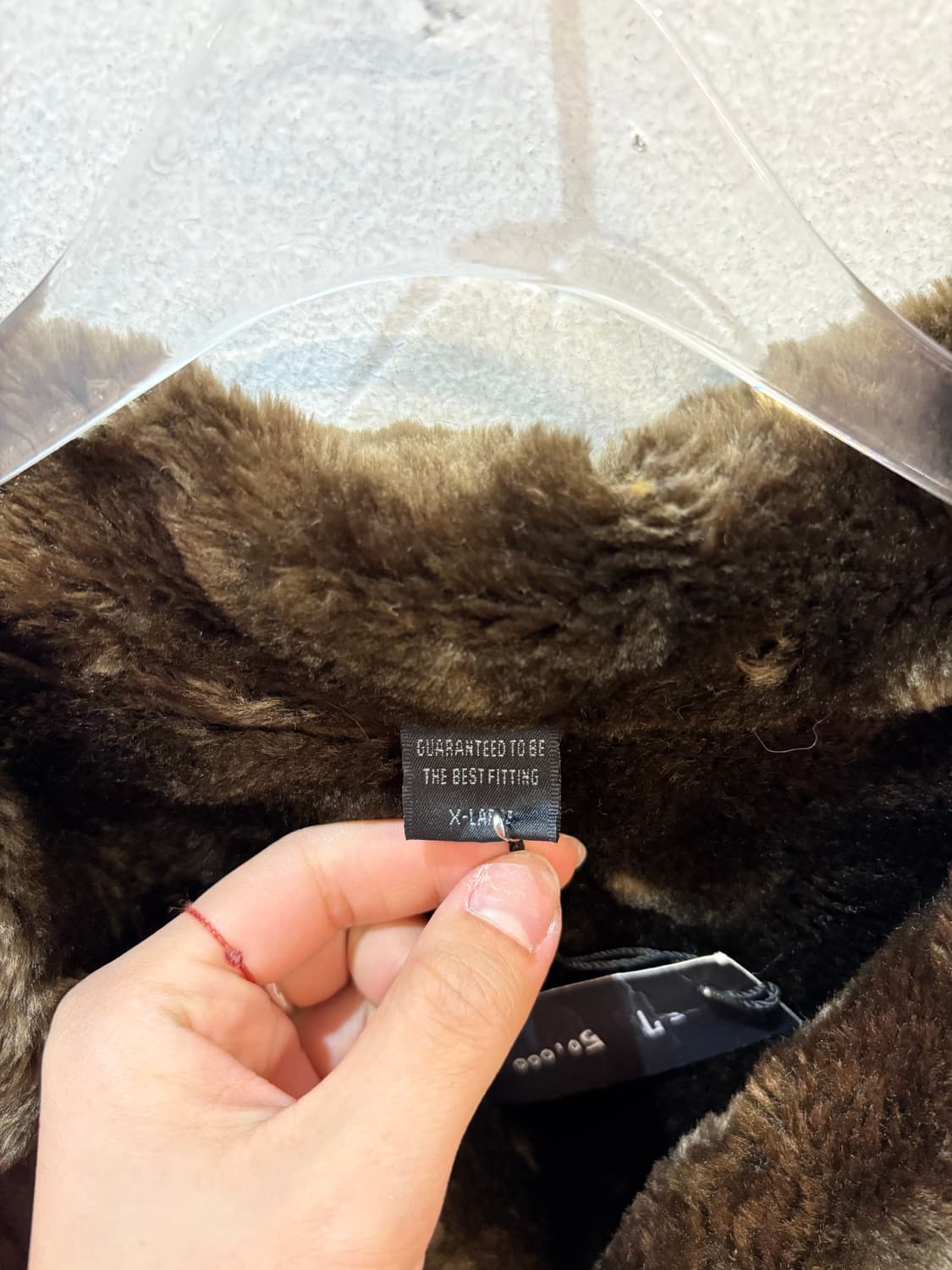 Fur mustang coat brown 상품이미지6