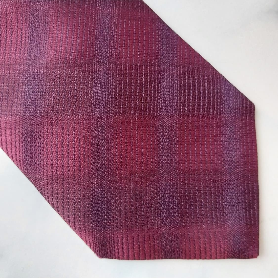 캘빈클라인 실크 와인 패턴 넥타이 8.8cm A+등급 K1678
 상품이미지8