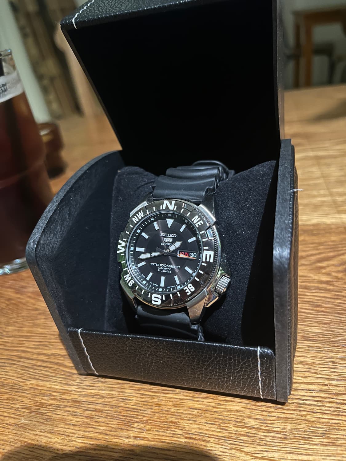 Seiko Series 5 Quartz Black Dial Men's  상품이미지2