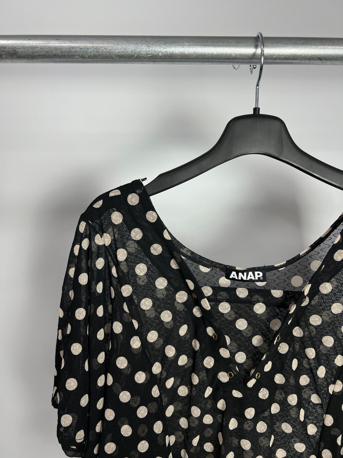 ANAP 도트 반팔 블라우스 상품이미지2
