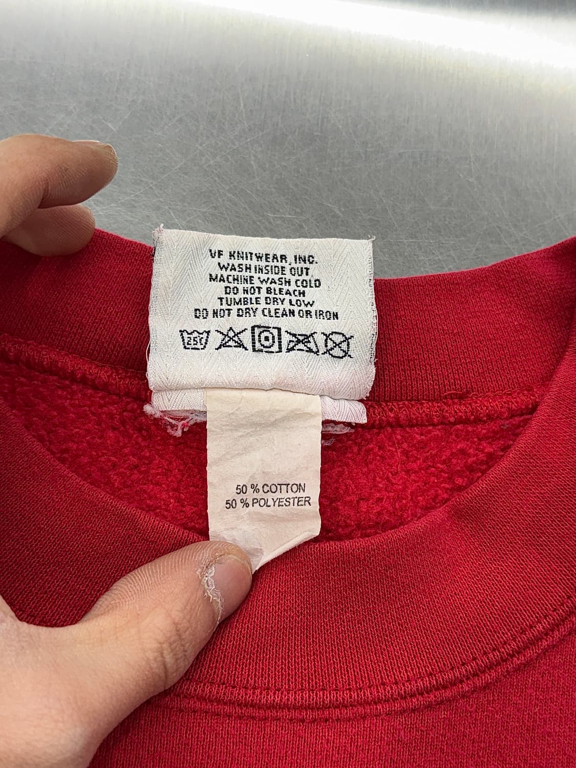 하세 체이스 어센틱 90s 레드 네스카 스웻 셔츠 상품이미지8