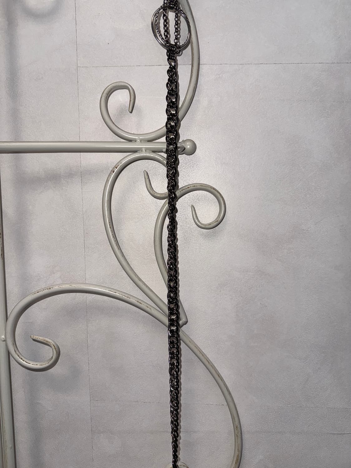 Silver cross cubic ring chain belt 상품이미지7