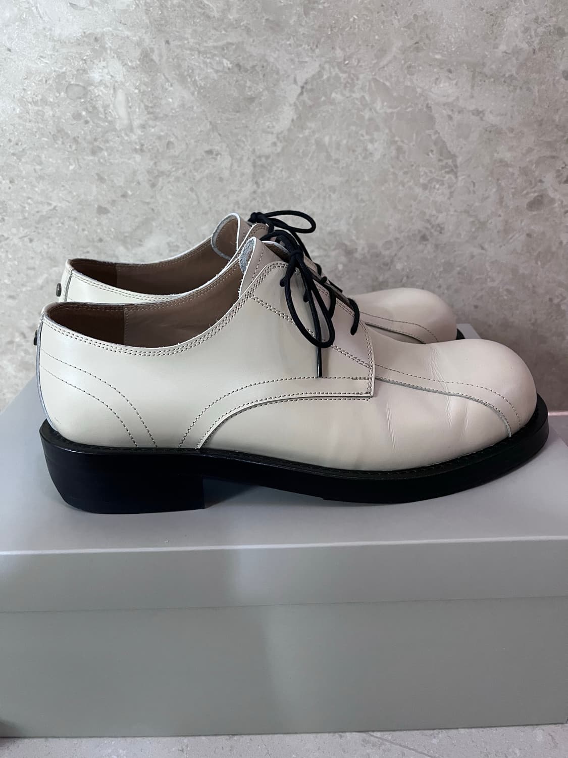 [270] 로스트가든 vol 아이보리 더비슈즈 상품이미지4