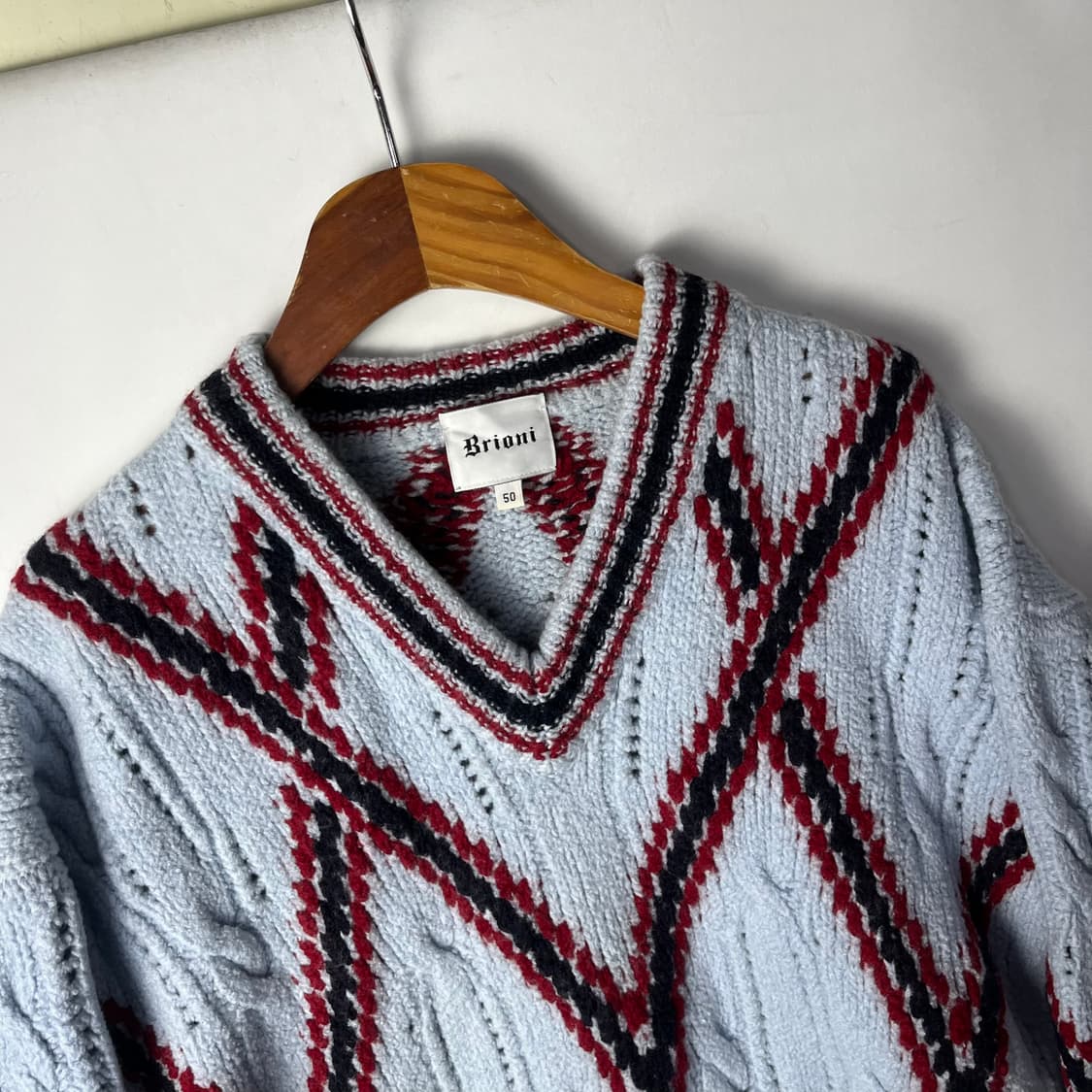 [Brioni] 브리오니 아가일 울 니트 상품이미지2