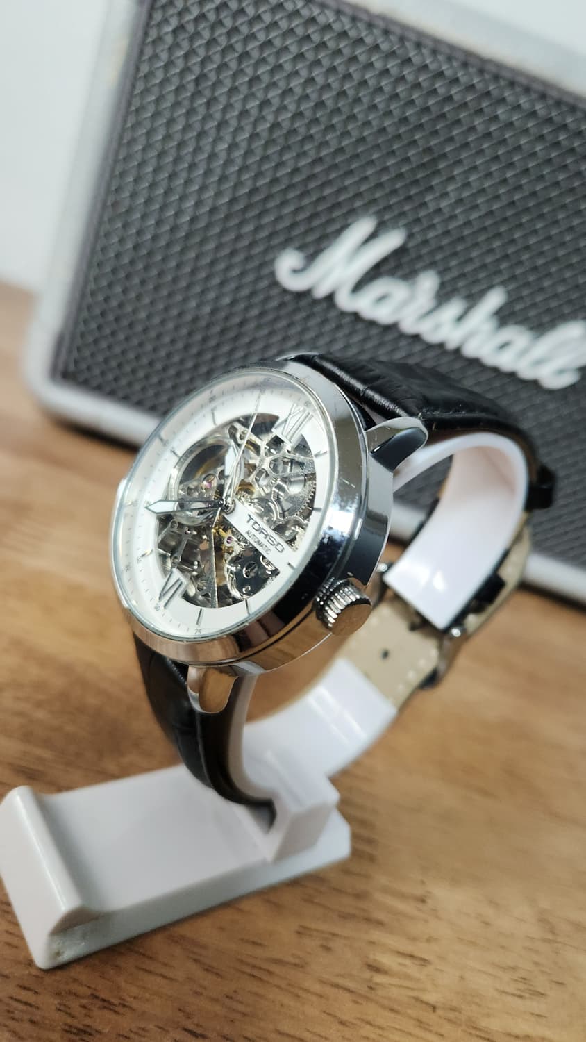 # Torso(토르소) 스틸 시그니처 플렉스 오토매틱 가죽 명품시계 급처 상품이미지4