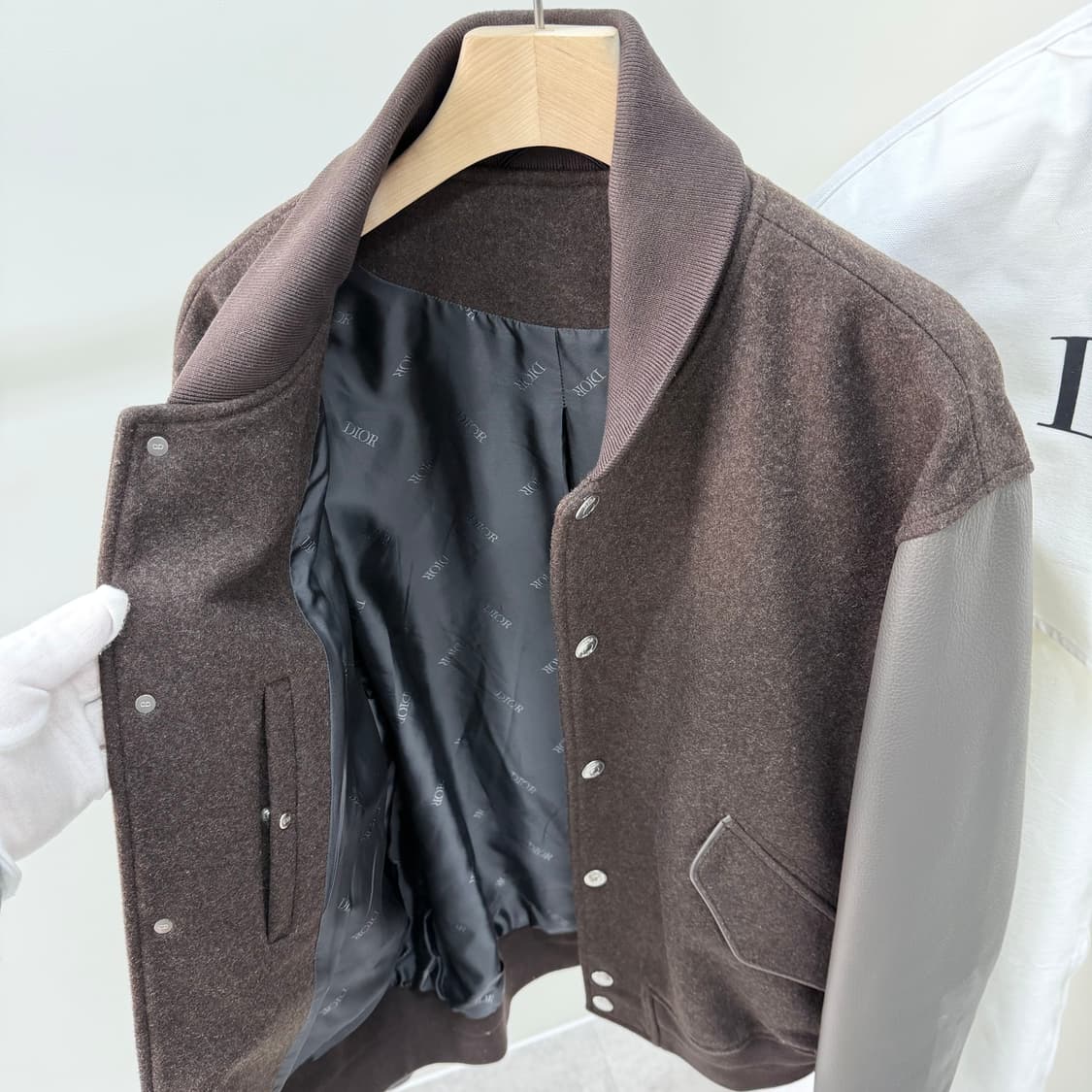 [S+급/52] 디올 1947 레터링 스타디움 바시티 자켓 풀구성 상품이미지7