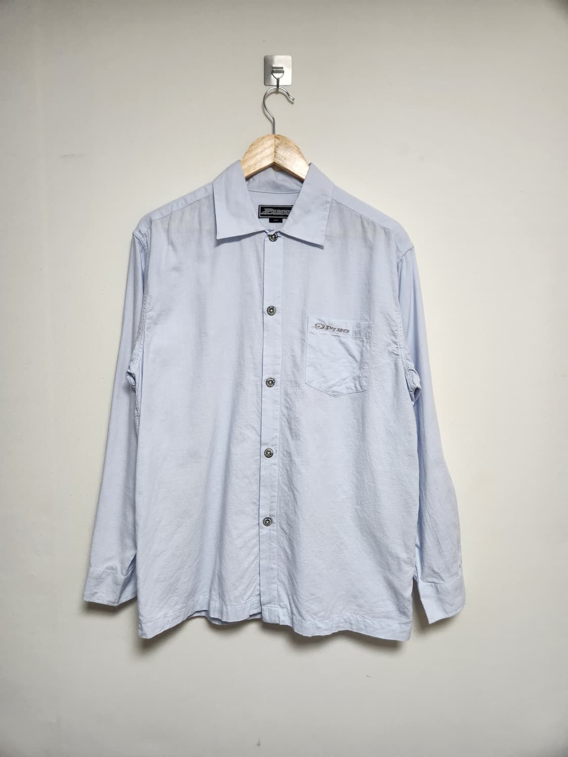 피코Piko 로고 포켓 셔츠 L - S148 상품이미지1