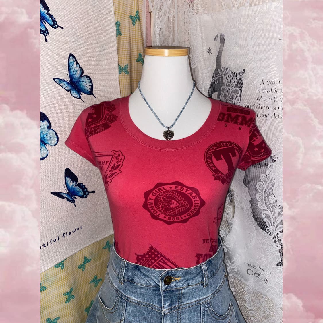 타미걸 핑크 펑크 티셔츠 상품이미지6