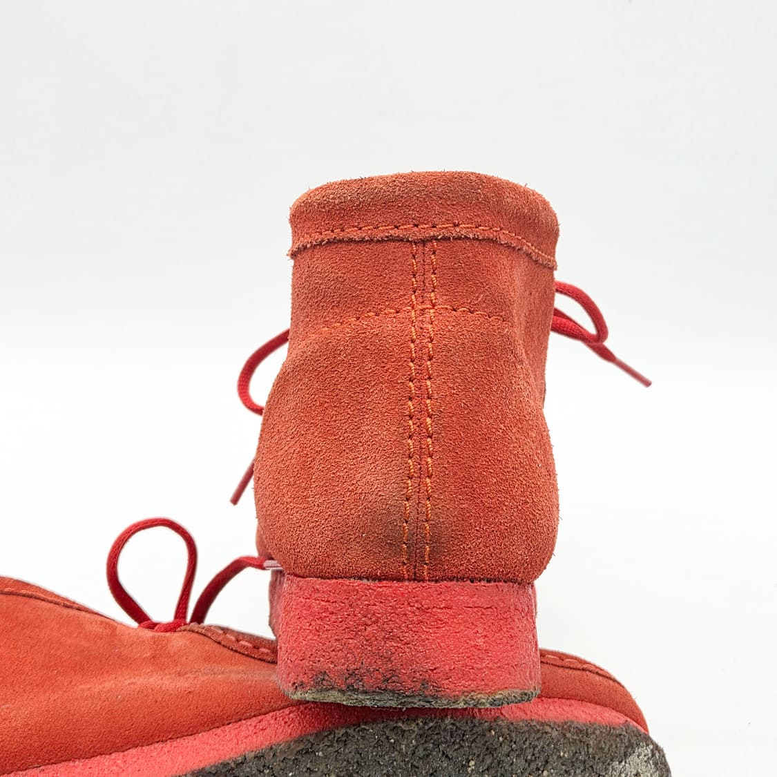 클락스 왈라비 부츠 레드 스웨이드 (UK 9) 상품이미지2