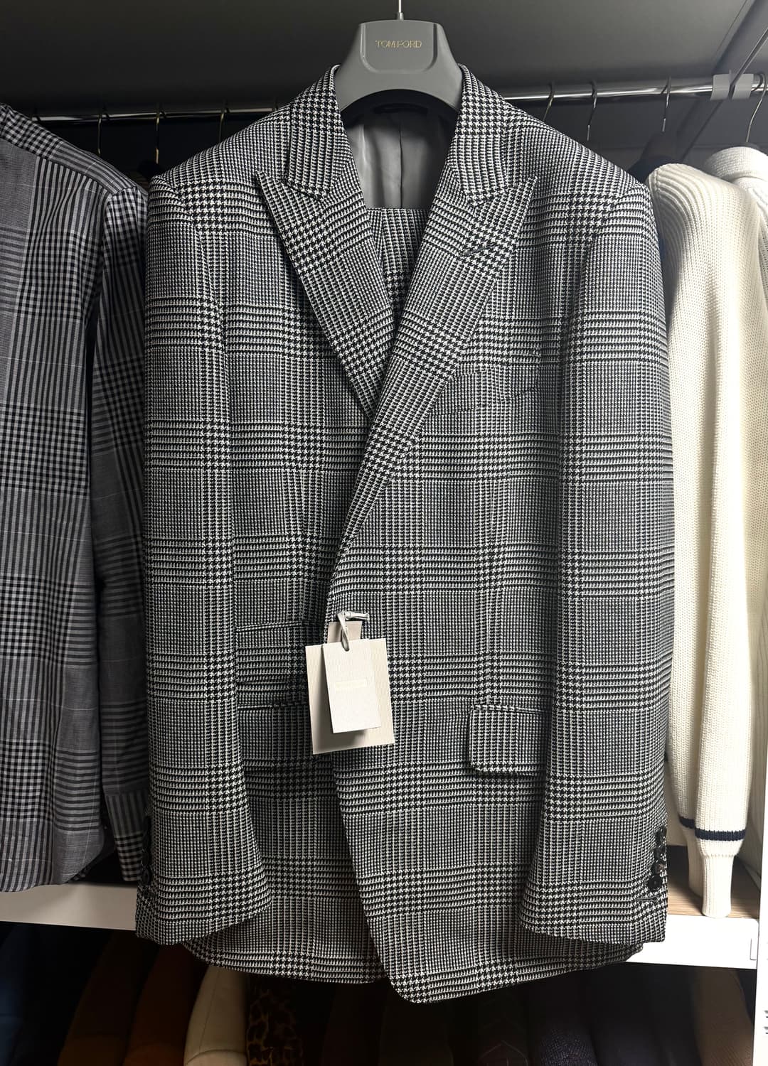 (새상품,강추👍)톰포드 프린스웨일 체크 수트 오코너 상품이미지1