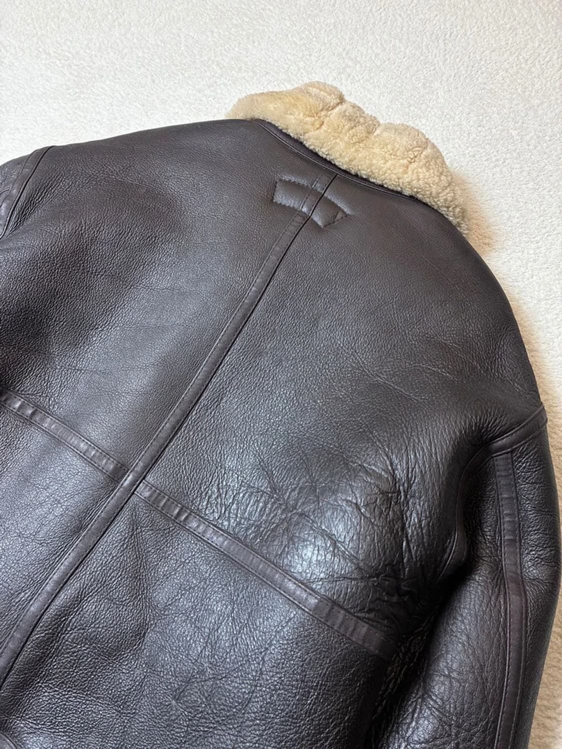 베스트클럽 90's B-3 램스킨 무스탕 자켓 PN6652    상품이미지8