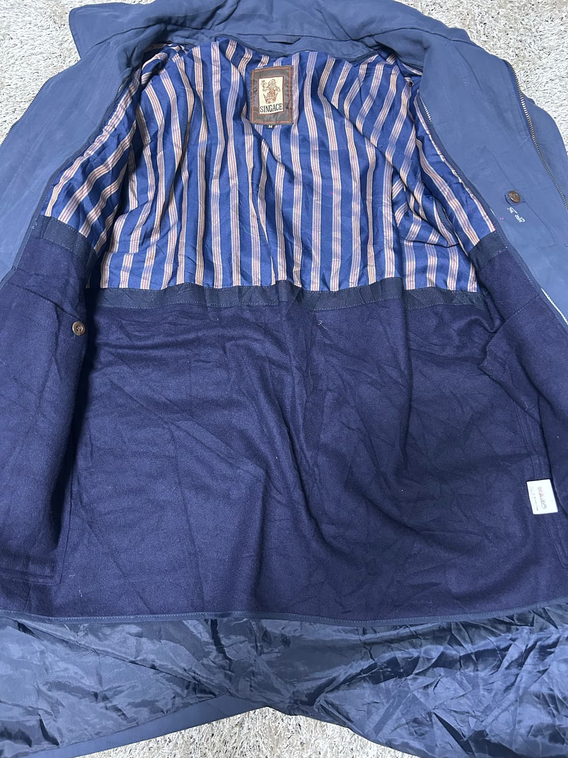 일본판 누빔 야상자켓 사이즈 105 상품이미지4