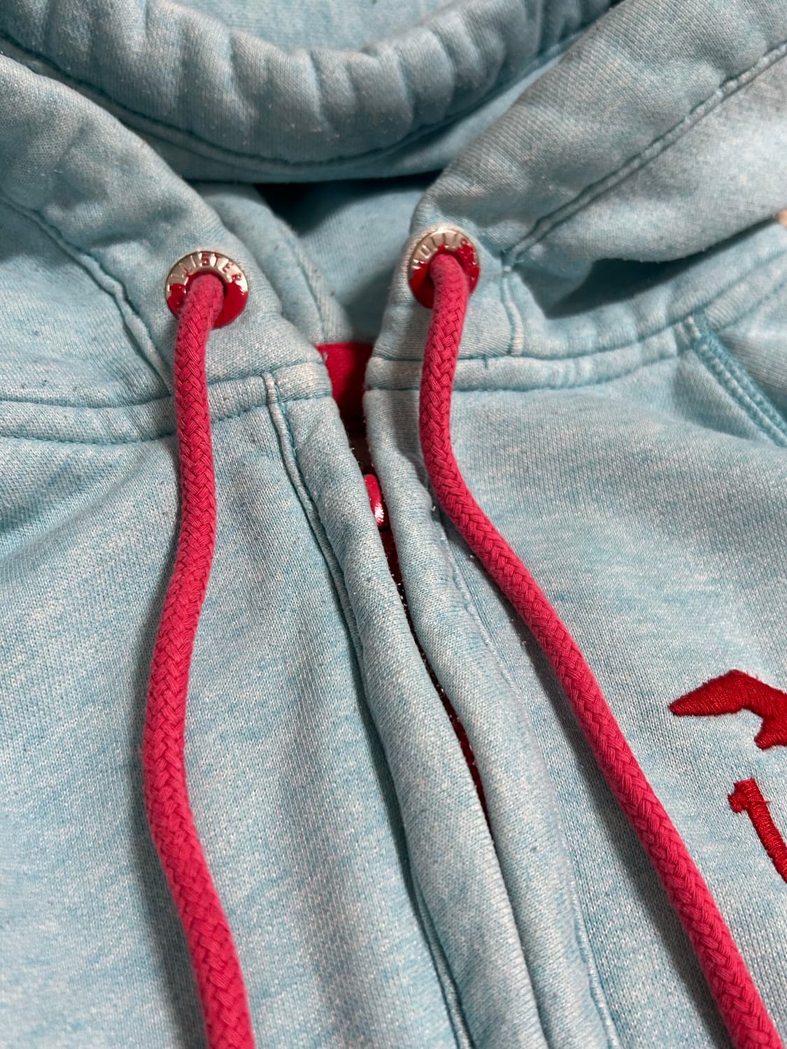 Y2k 00’s 홀리스터 스카이블루 후드집업 상품이미지2