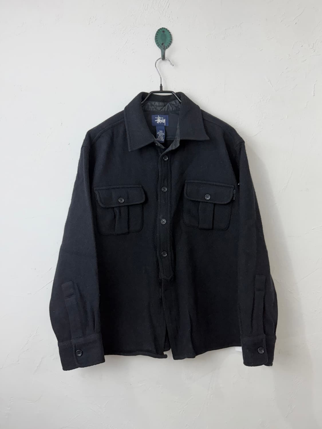 90s 스투시 울 CPO 셔츠 상품이미지1