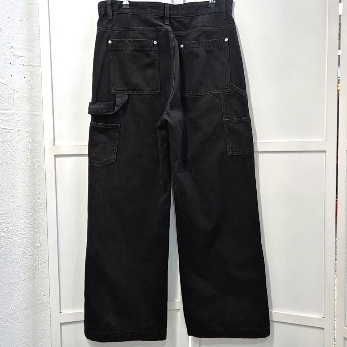 트래블 카펜더 블랙 데님 팬츠 남성 L 상품이미지6