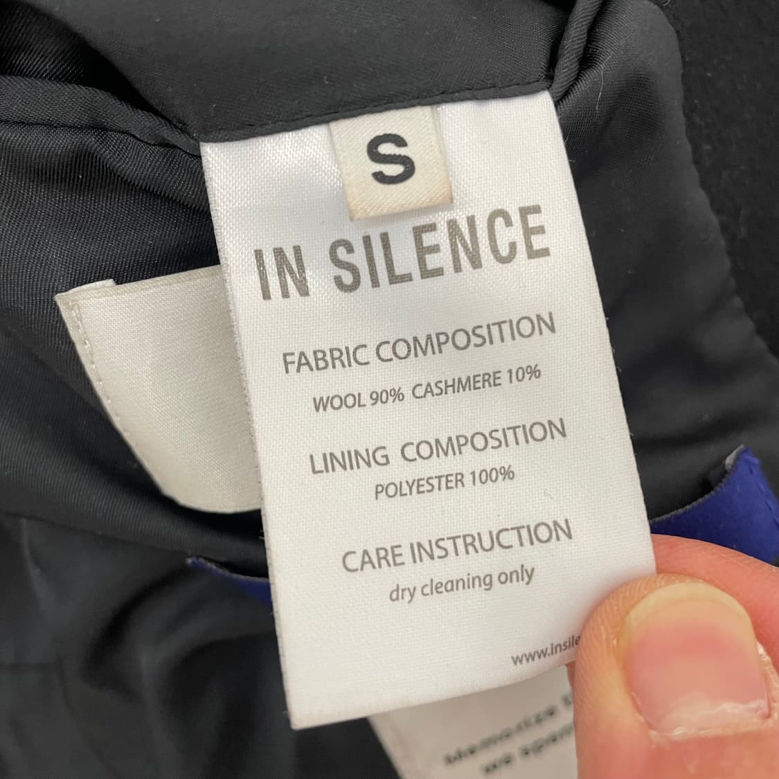 인사일런스 캐시미어 더블 코트 상품이미지4