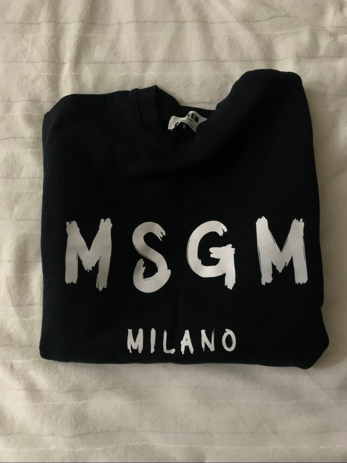 msgm 맨투맨 스웻셔츠 블랙 (포장,택 포함) 상품이미지1