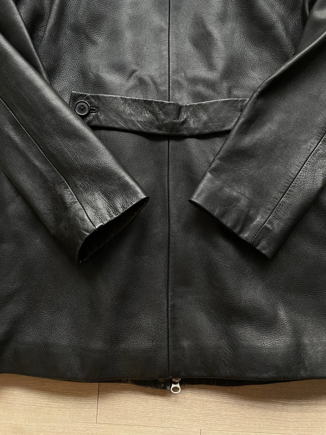 90s 올드갭 우먼스 레더 카코트 gap carcoat 상품이미지9