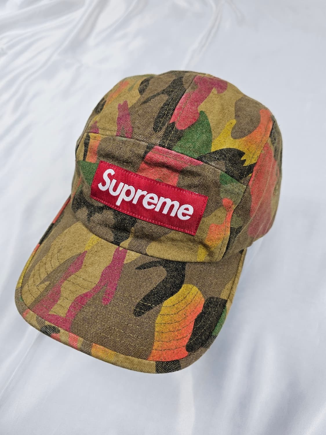 슈프림워시드카모캠프캡 상품이미지4