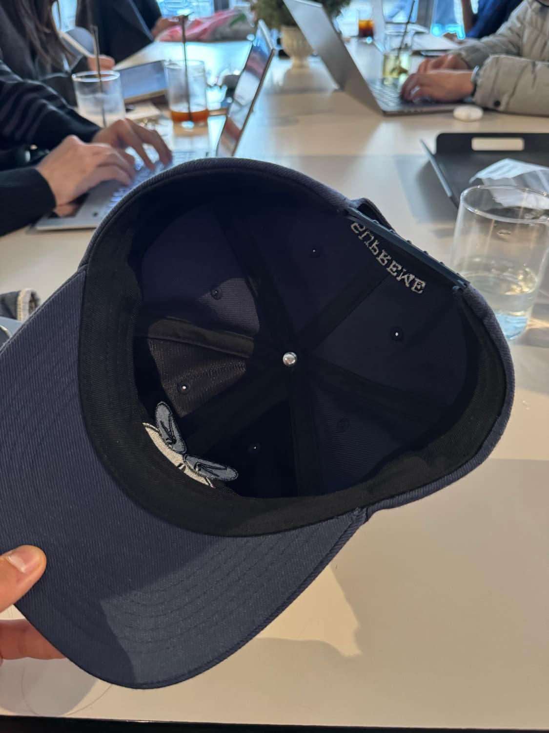 슈프림 에이펙스트윈 6패널 네이비 볼캡 상품이미지4