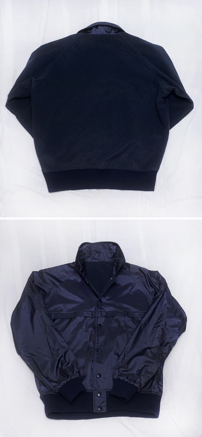 데상트 재팬 오리지널 양면 버튼 울자켓.우븐자켓 (100) 상품이미지3