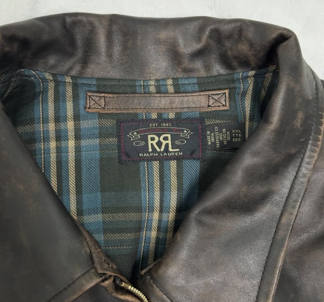 [xxl] rrl 뉴스보이 레더 자켓 팝니다. 새상품 상품이미지2