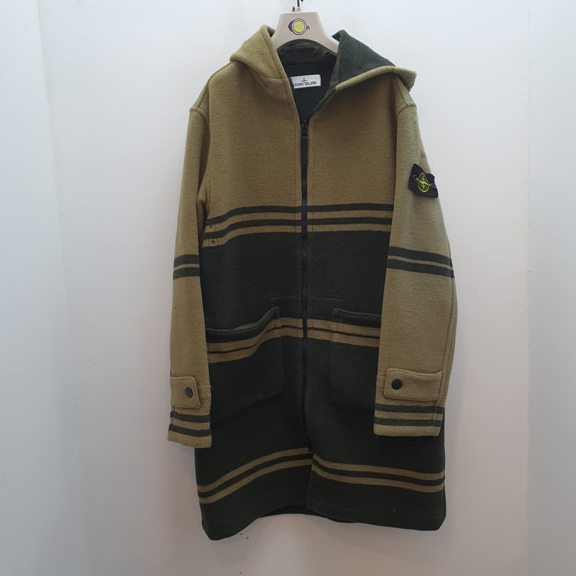 스톤아일랜드 파노자카드  후드 롱 코트 상품이미지1