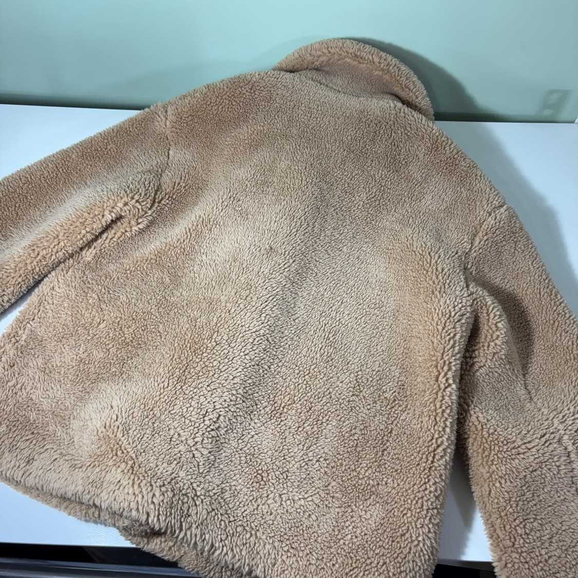 우먼FREE 자라 베이지 카라넥 후리스자켓 상품이미지2