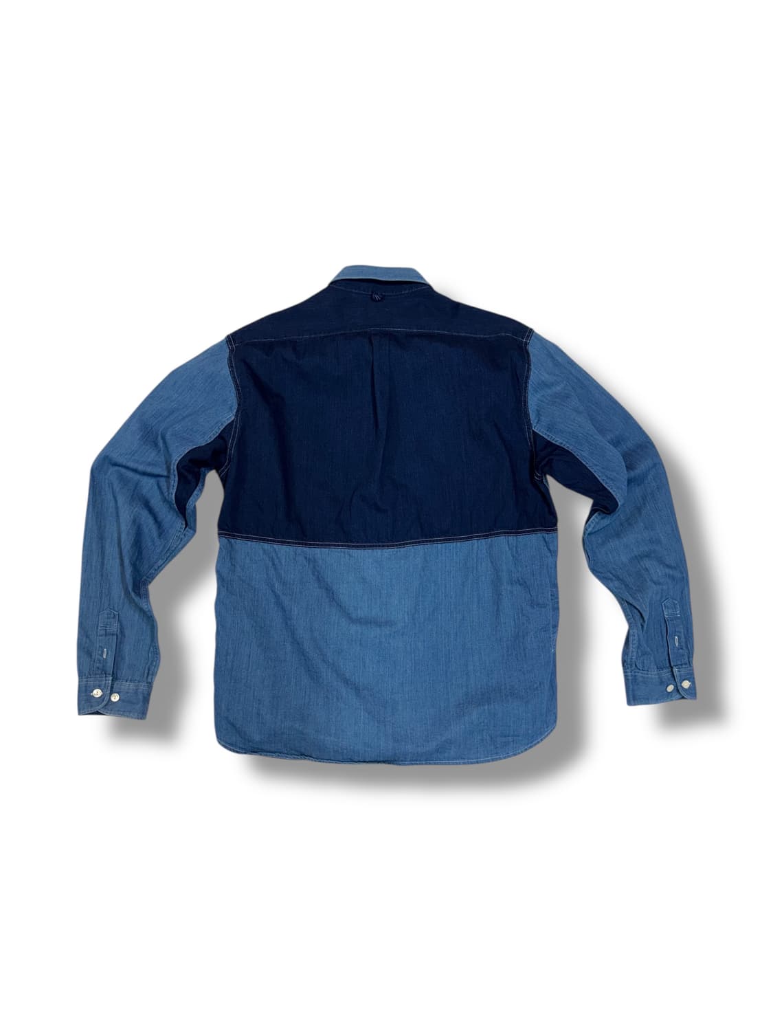 커버낫 투톤 데님 셔츠 (XL)   상품이미지3