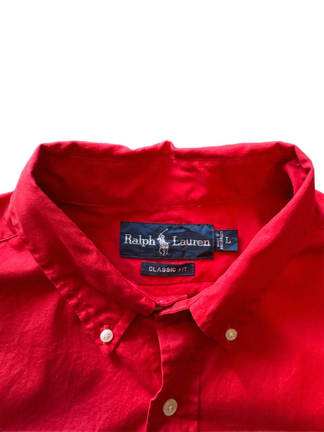 PRL button down solid shirts red 상품이미지4