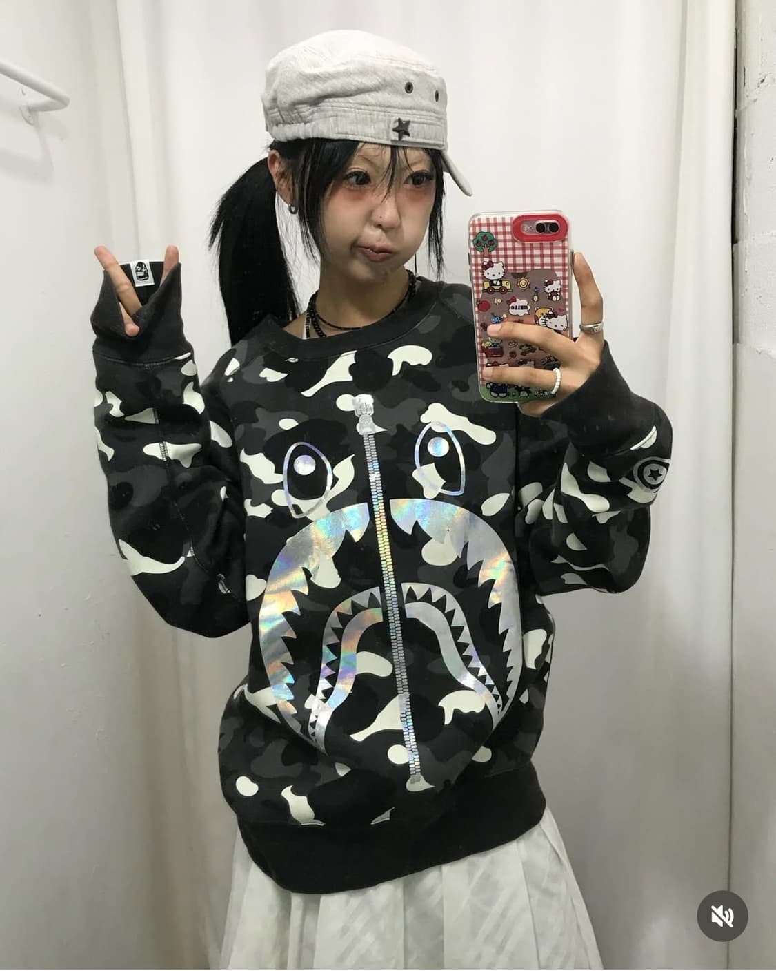 Bape City Camouflage Shark SweatShirts 상품이미지5