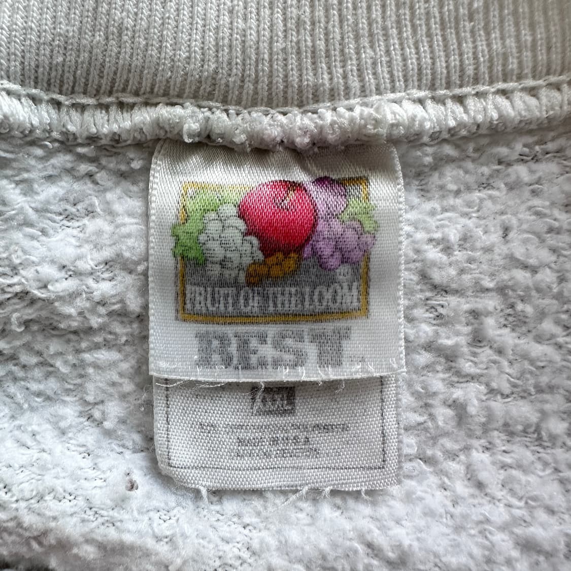 90s 미국생산 프룻오브더룸 맨투맨 XXL 상품이미지5