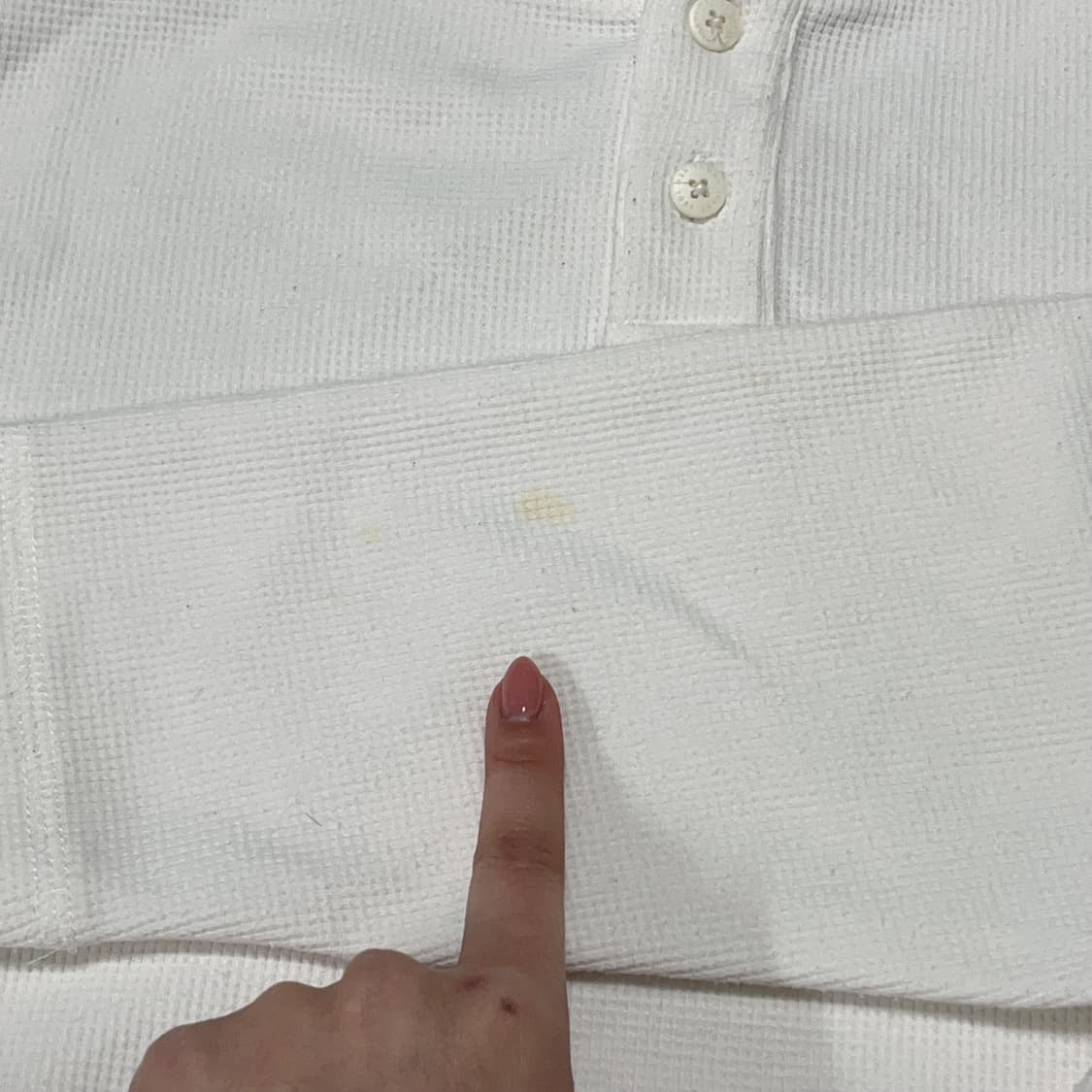 [정품] 타미 화이트 헨리넥 와플티 [ M ] 상품이미지7