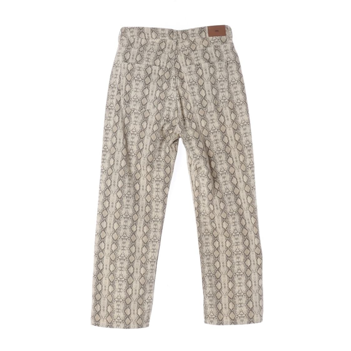 ZARA 스네이크 파이톤 패턴 코튼 팬츠 상품이미지2