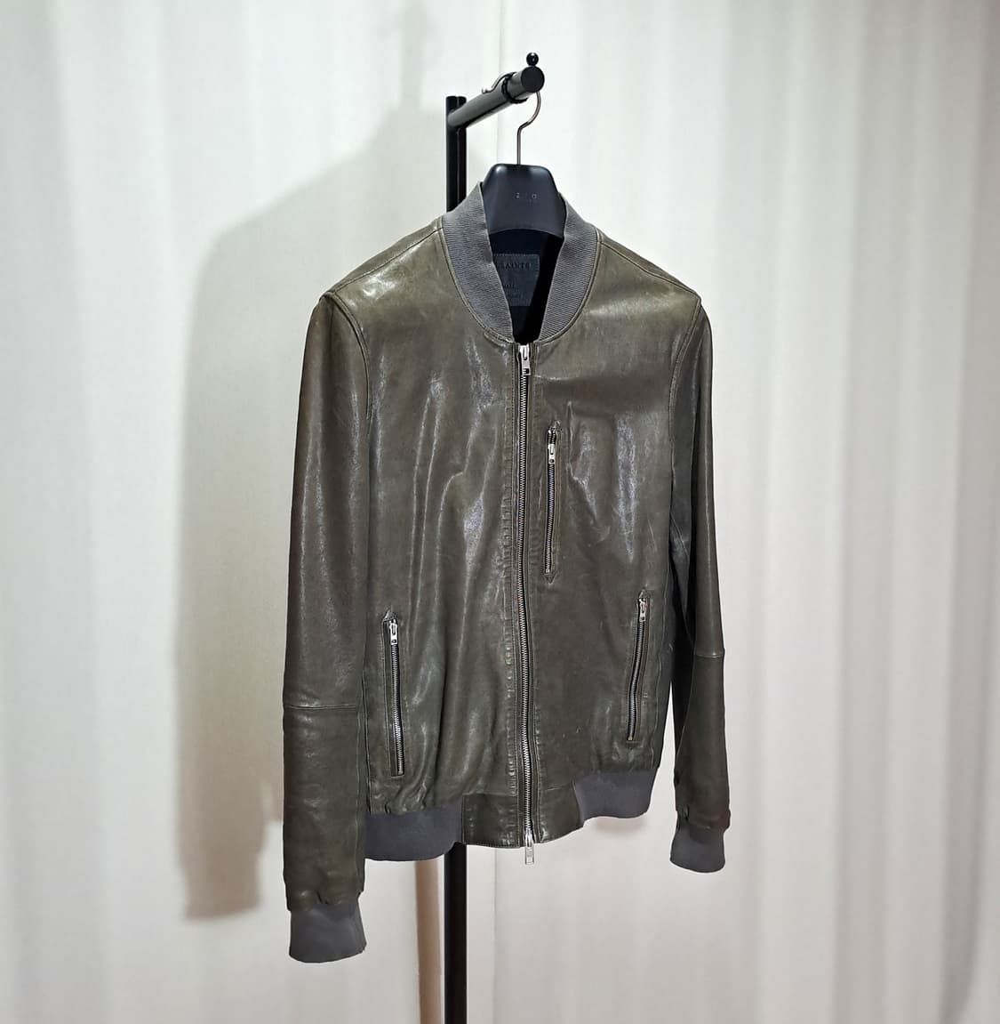 (택포) 올세인츠 램스킨 블루종 B803 상품이미지2