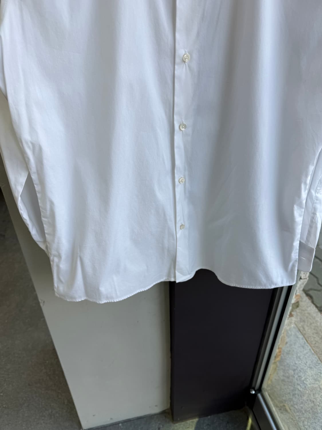 100/ 타임옴므 21SS 화이트 클래식 셔츠 상품이미지5