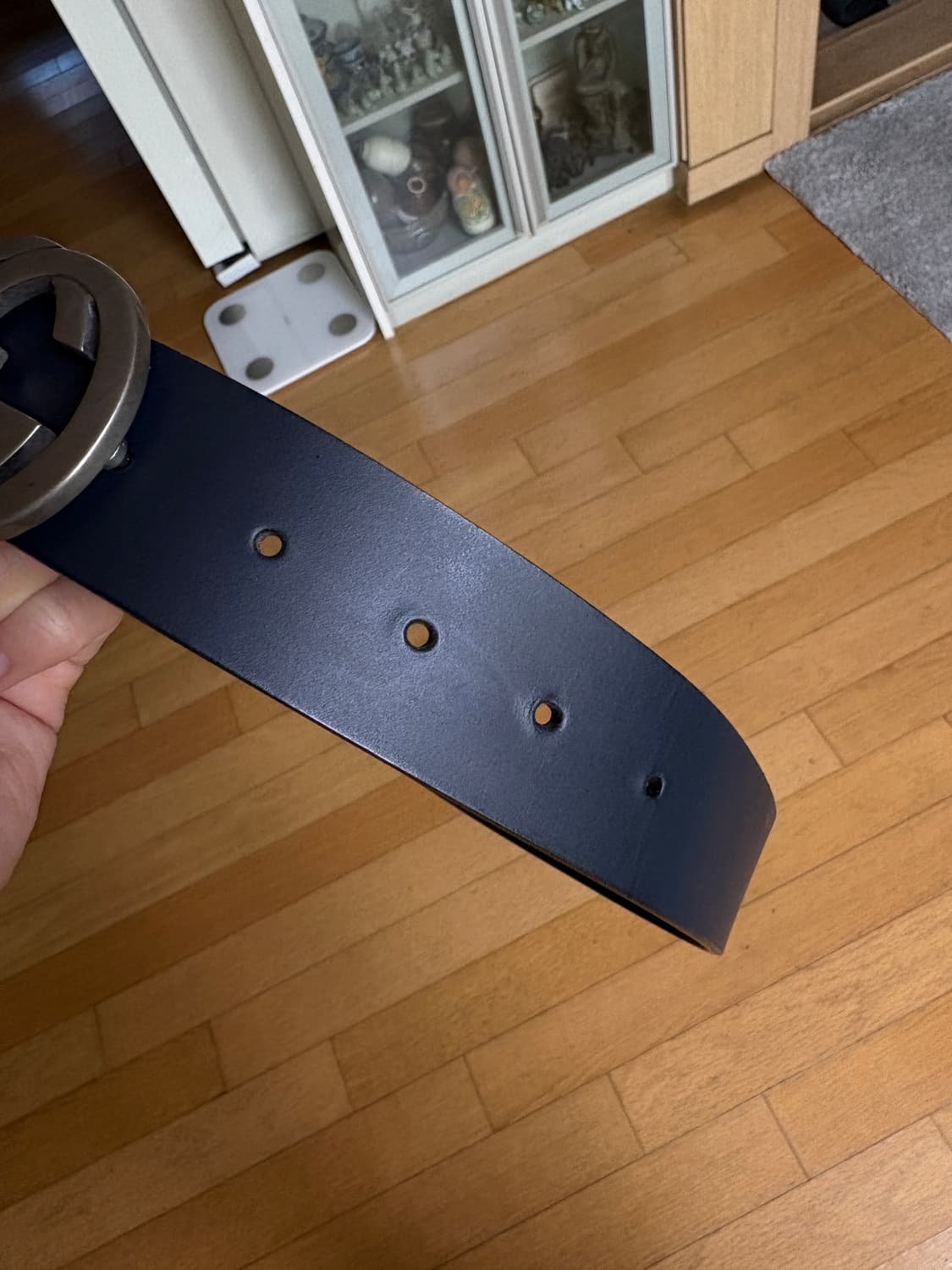 구찌 레더 벨트 아울렛 정품 OS 상품이미지5