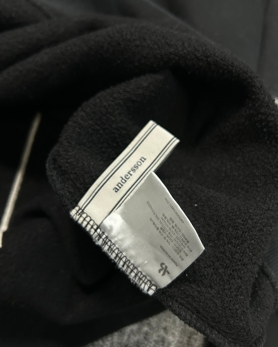 엔더슨벨 빅로고 오버핏 후드티  상품이미지9