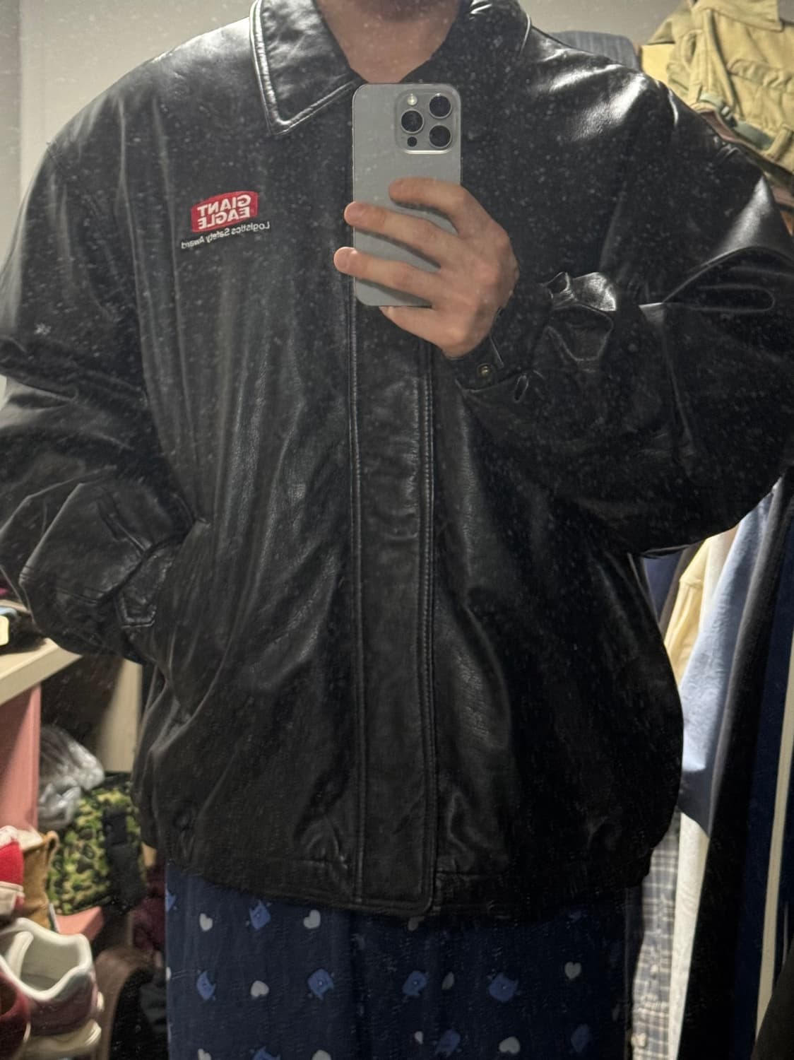 빈티지 레더 자켓 상품이미지2